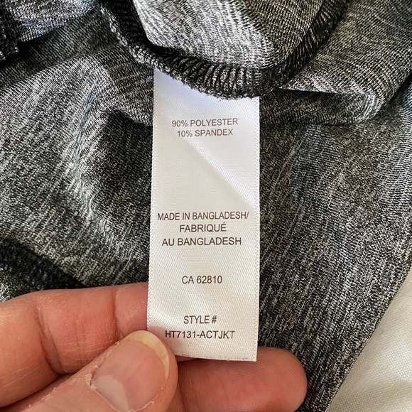 Ricki's Active Women's Gray/Black Athletic Full Zip Jacket Size X-large - Picture 7 of 12